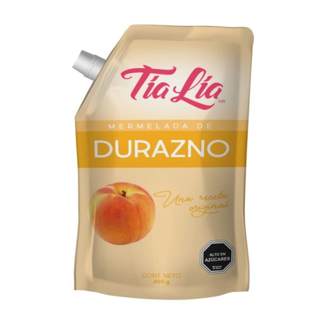 TIA LIA - Mermelada de Durazno Doypack Tia Lia 400 g