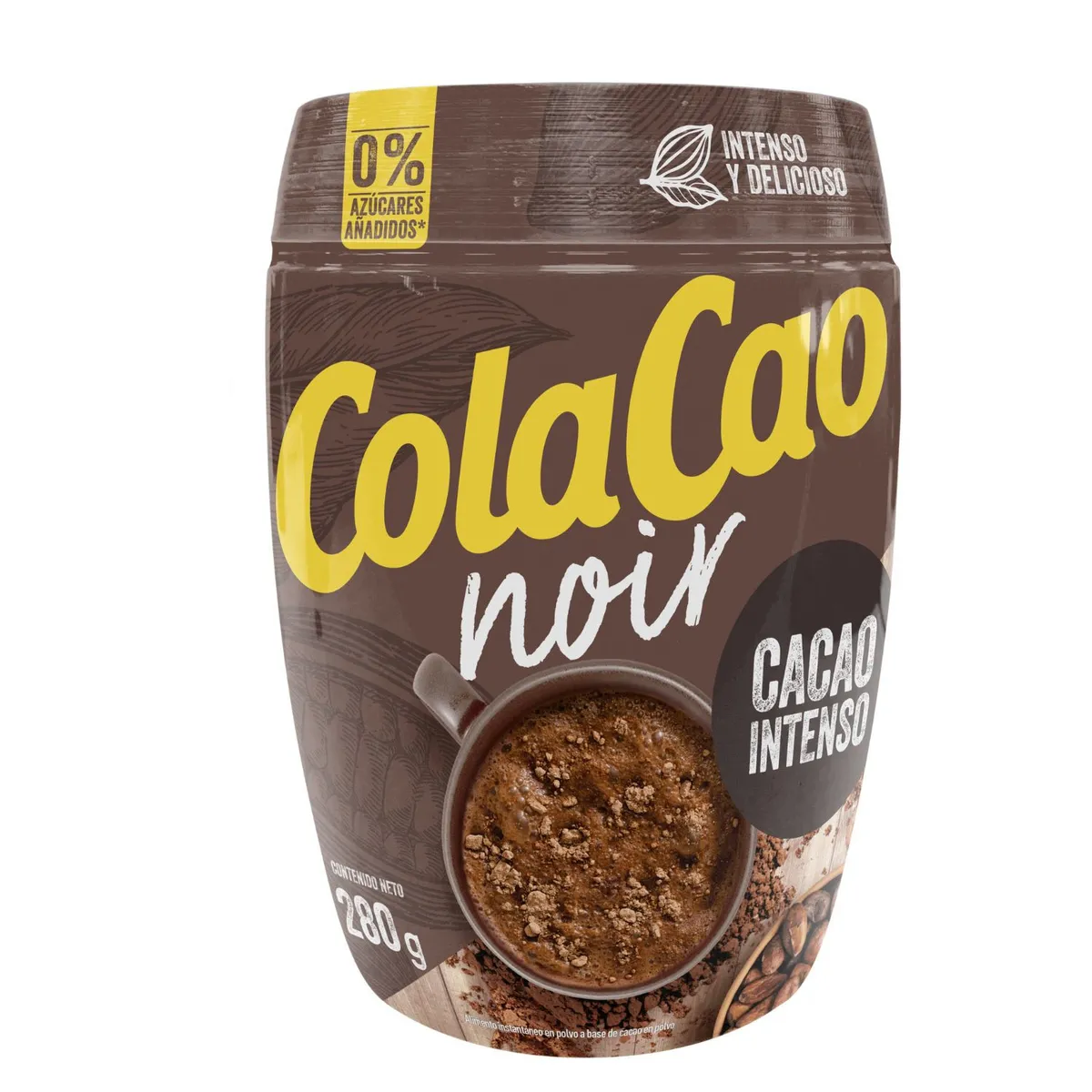COLA CAO - Saborizante en Polvo Cacao Intenso Noir Cola Cao 280 g