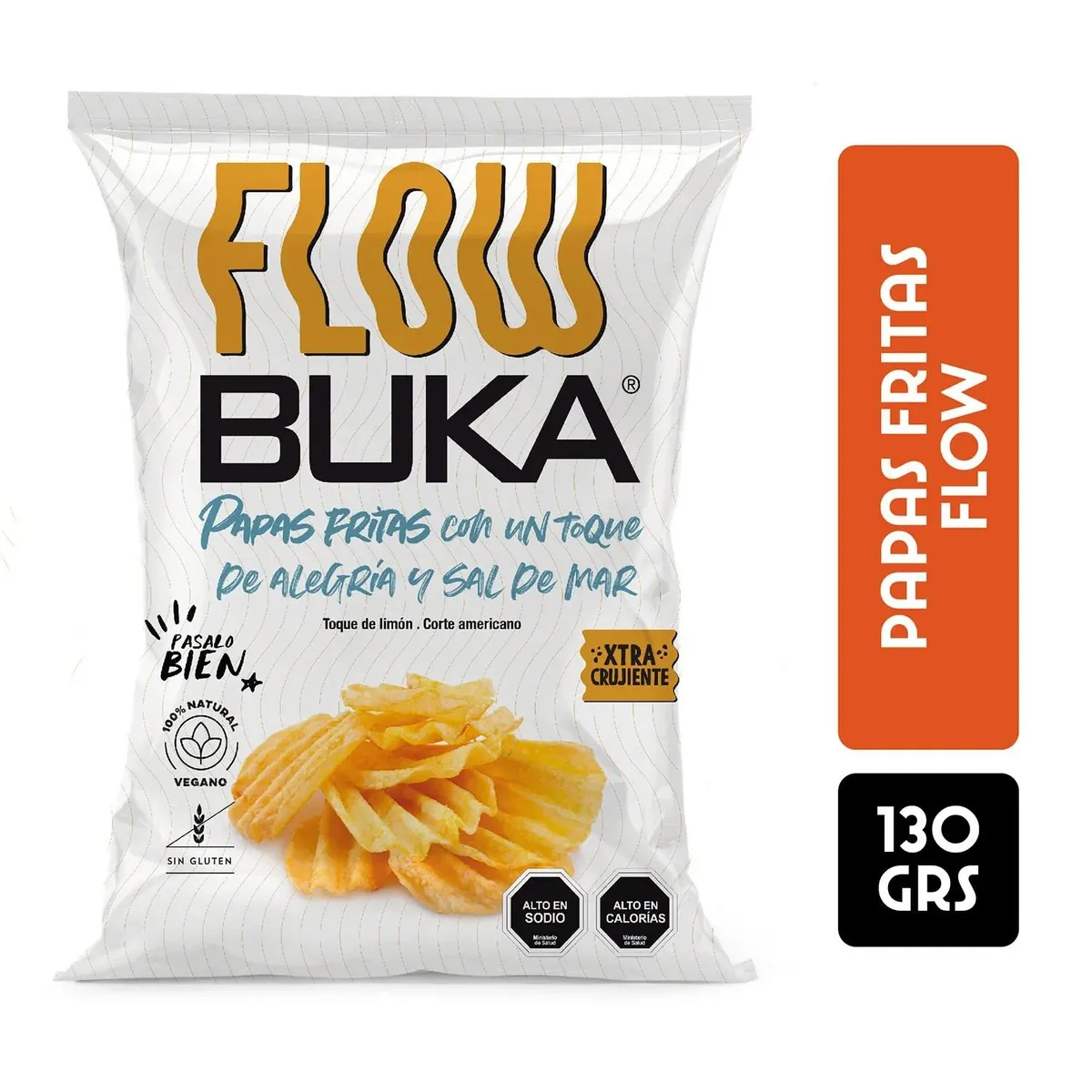 BUKA - PAPAS FRITAS AMER SAL DE MAR BUKA 130GR