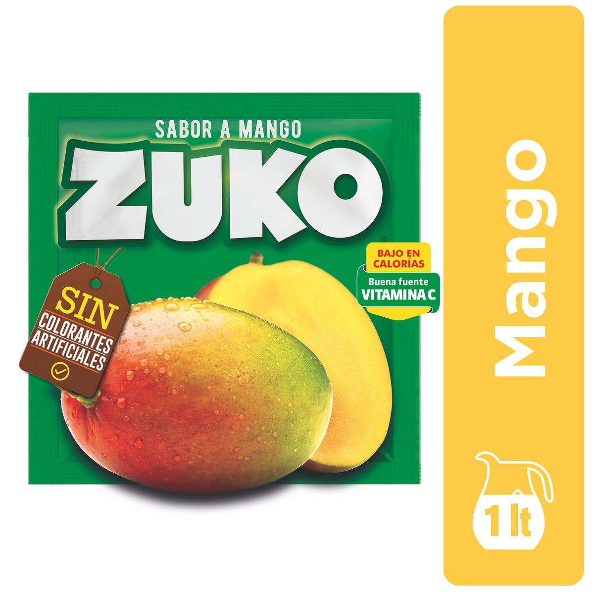 ZUKO - Jugo en Polvo Zuko Mango 15 g