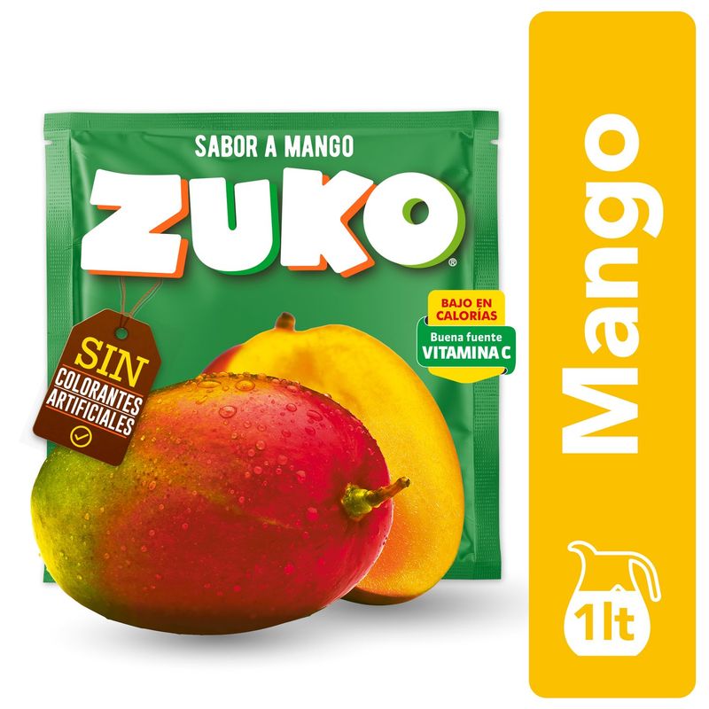 ZUKO - Jugo en Polvo Zuko Mango 15 g