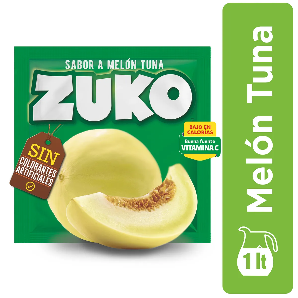 ZUKO - Jugo en Polvo Zuko Melón Tuna 15 g