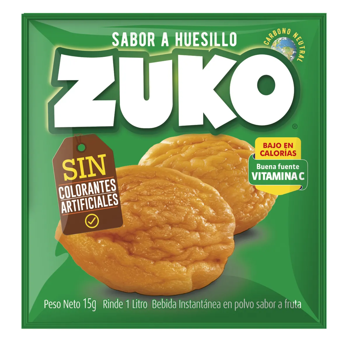 ZUKO - Jugo en Polvo Zuko Huesillo 15 g