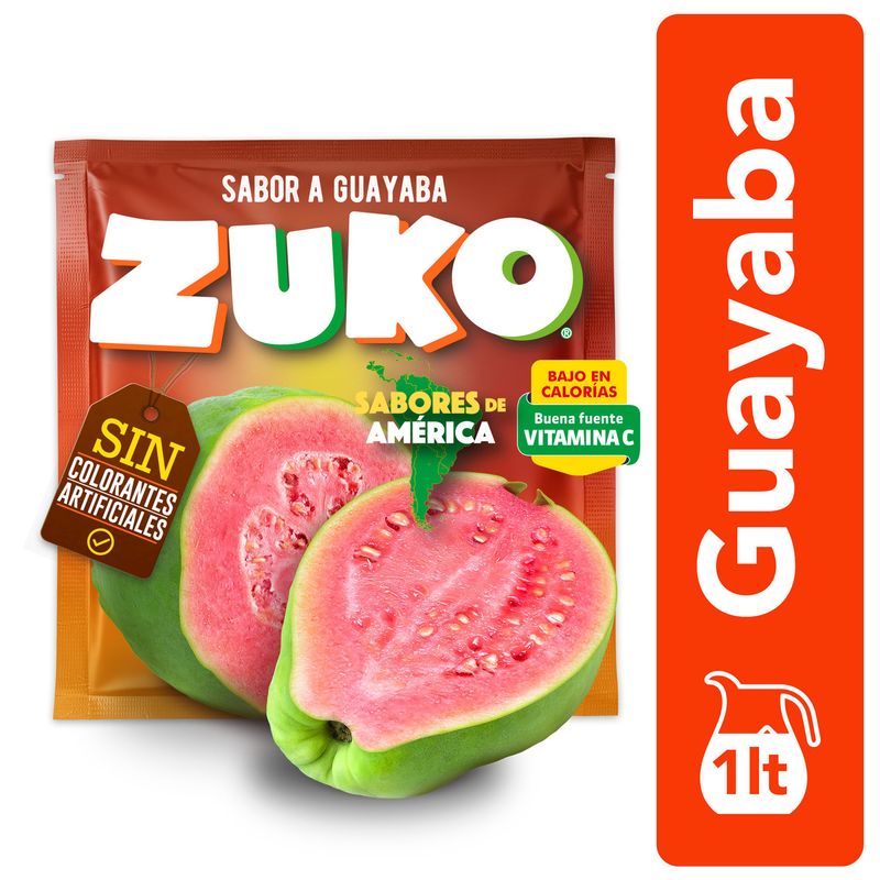 ZUKO - Jugo en Polvo Zuko Guayaba 15 g