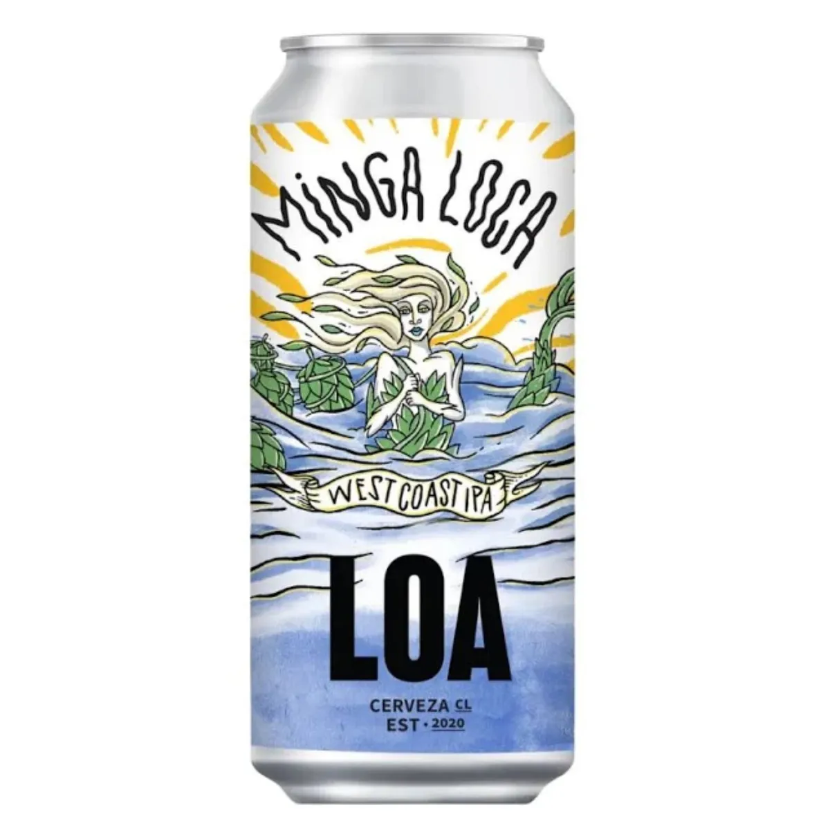 LOA - Cerveza Loa Ipa Minga Loca 6.5° 470 cc