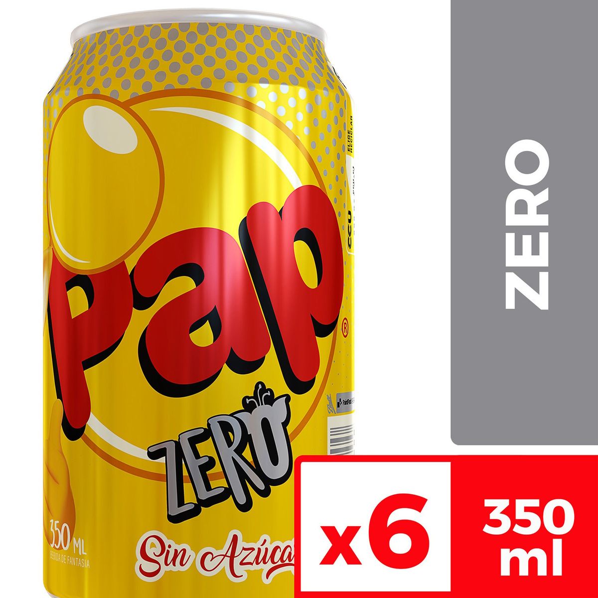PAP - Pack Bebida Pap Zero 6 x 350 ml