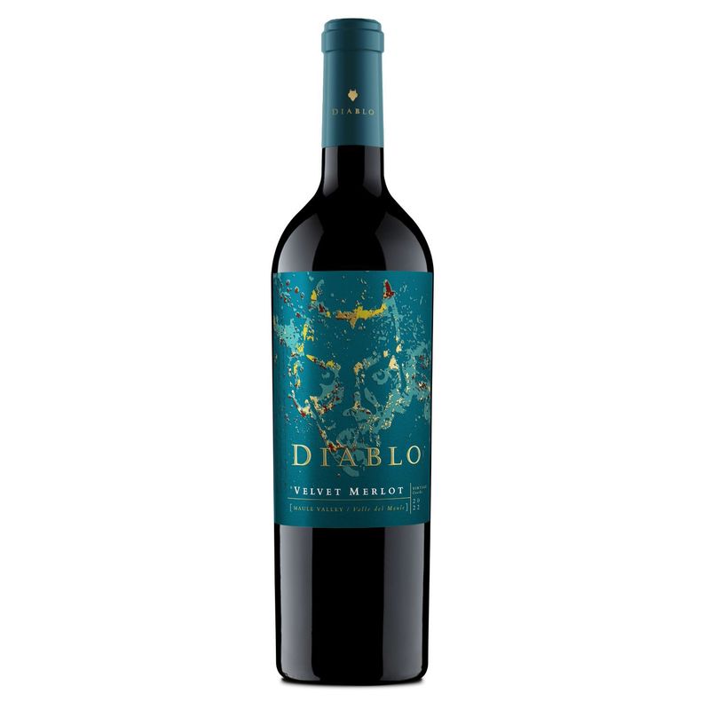 DIABLO - Vino Tinto Diablo Velvet Merlot 13.5° 750 cc