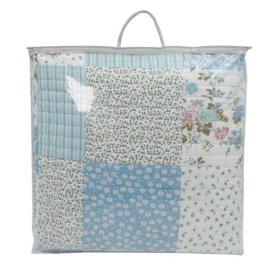 Imagen 2 del producto Quilt Maria Patchwork Azul 1.5 Plaza