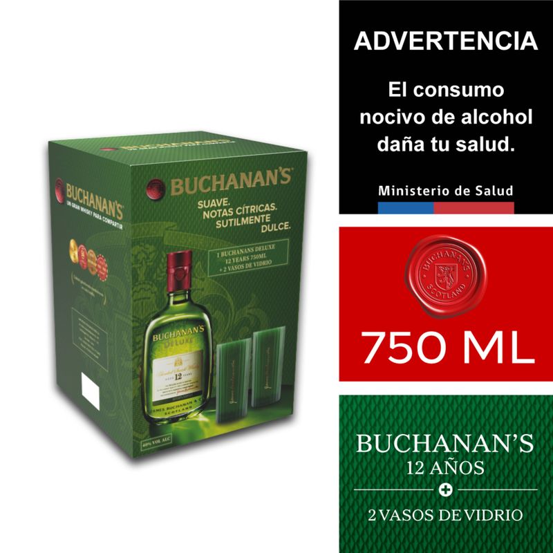 BUCHANANS - PACK ORIGINAL BUCHANANS 40G UND