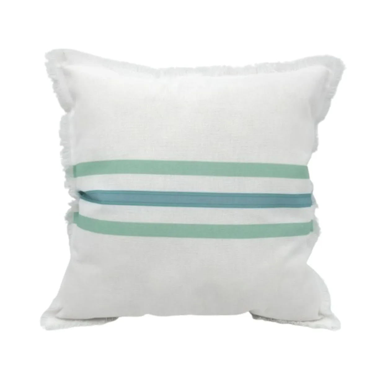 CASA JOVEN - Cojin Deco Stripes Verde Agua 45X45Cm