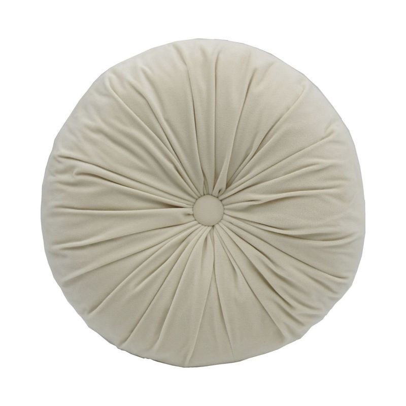 CASA JOVEN - Cojin Velvet Redondo Beige 40 Cm