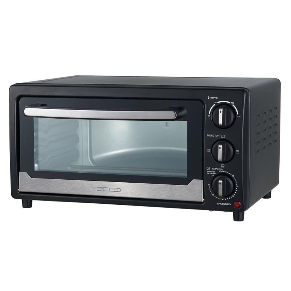 RECCO - Horno Electrico 17 Lt RHE-17L-CL Negro