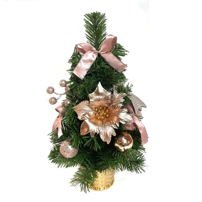 CASA JOVEN - ARBOL DE MESA DECORADO GOLDROSE