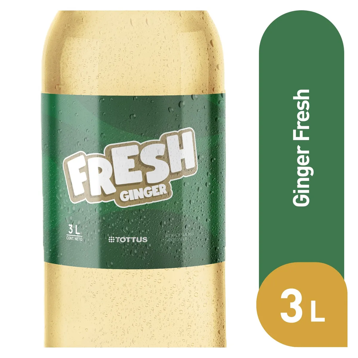 FRESH - Bebida Fresh Ginger 3 Lt