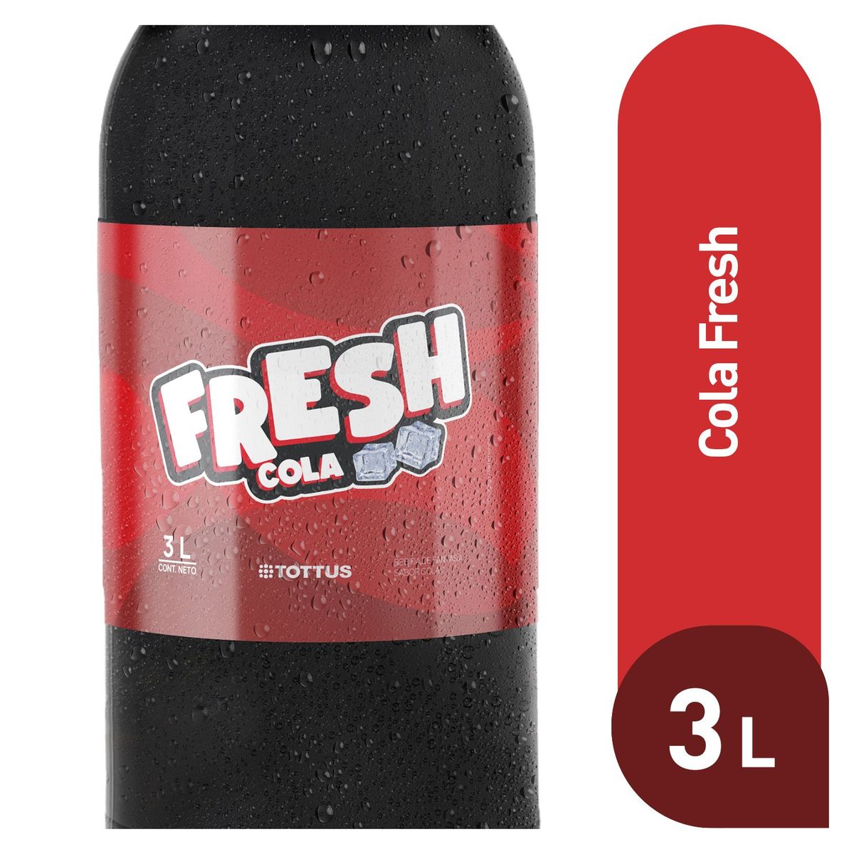 FRESH - Bebida Fresh Cola 3 Lt
