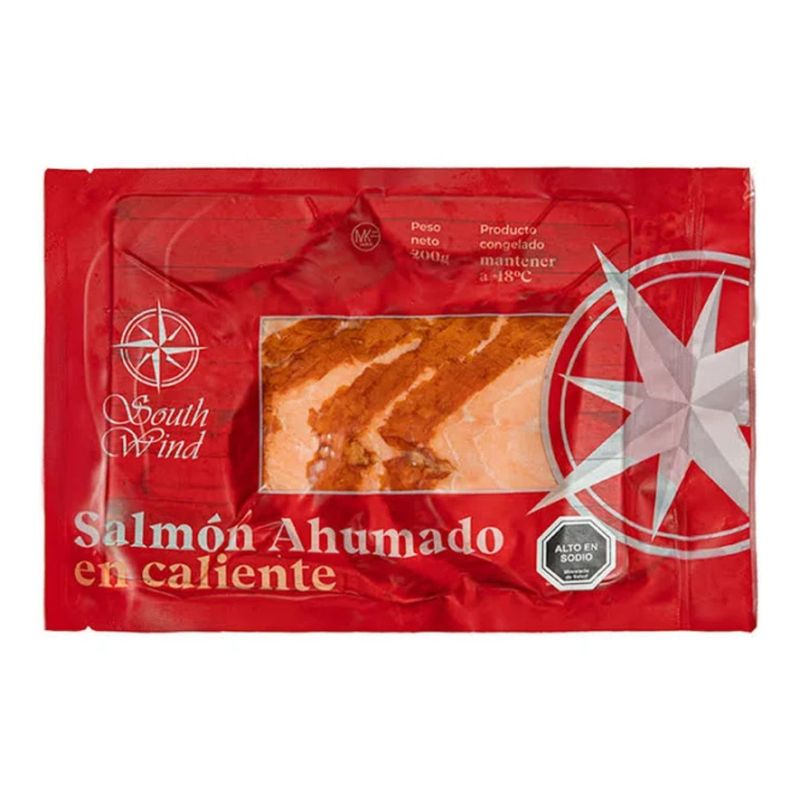 SOUTH WIND - Salmón Ahumado en Caliente Congelado South Wind 200 g