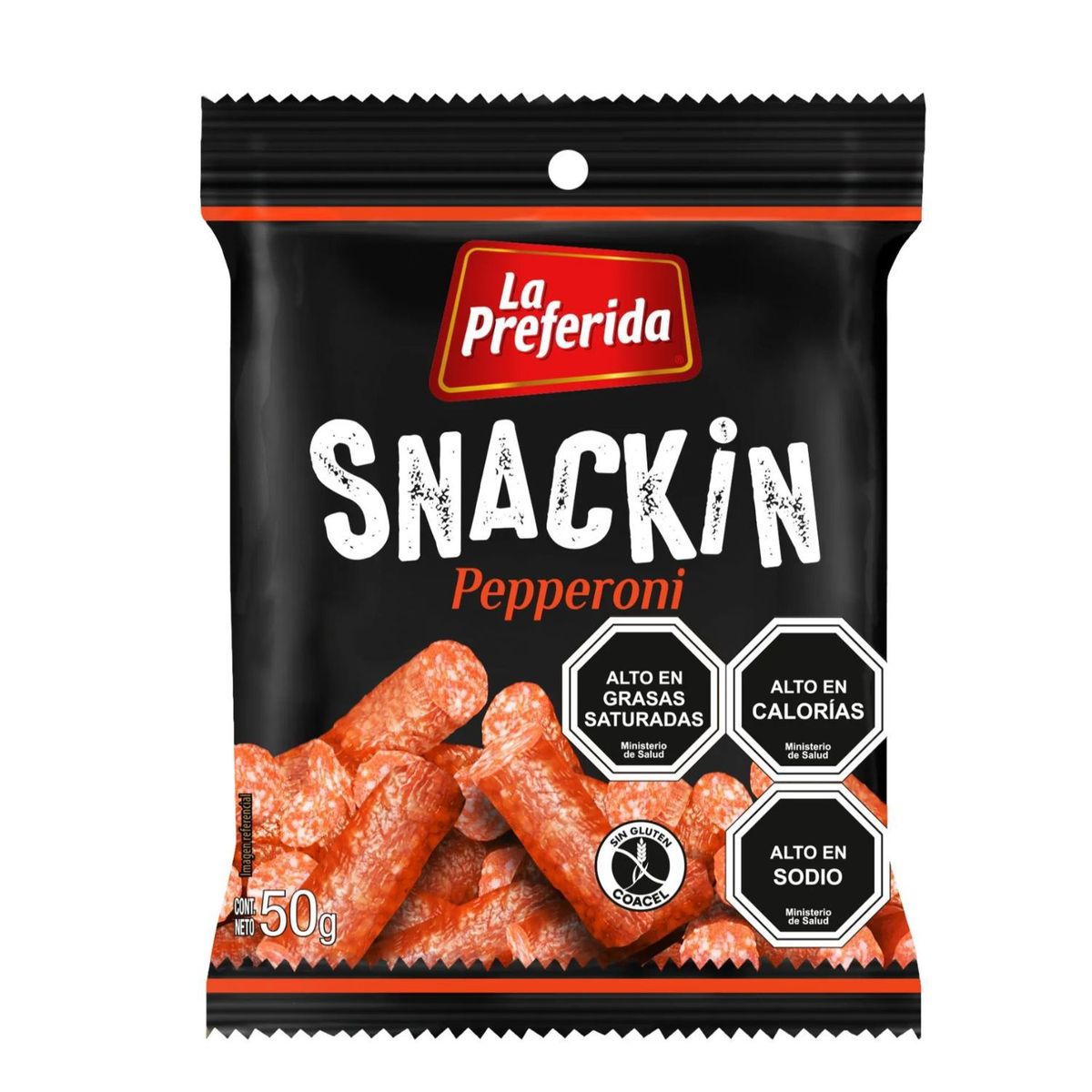 LA PREFERIDA - Snackin Pepperoni La Preferida 50 g