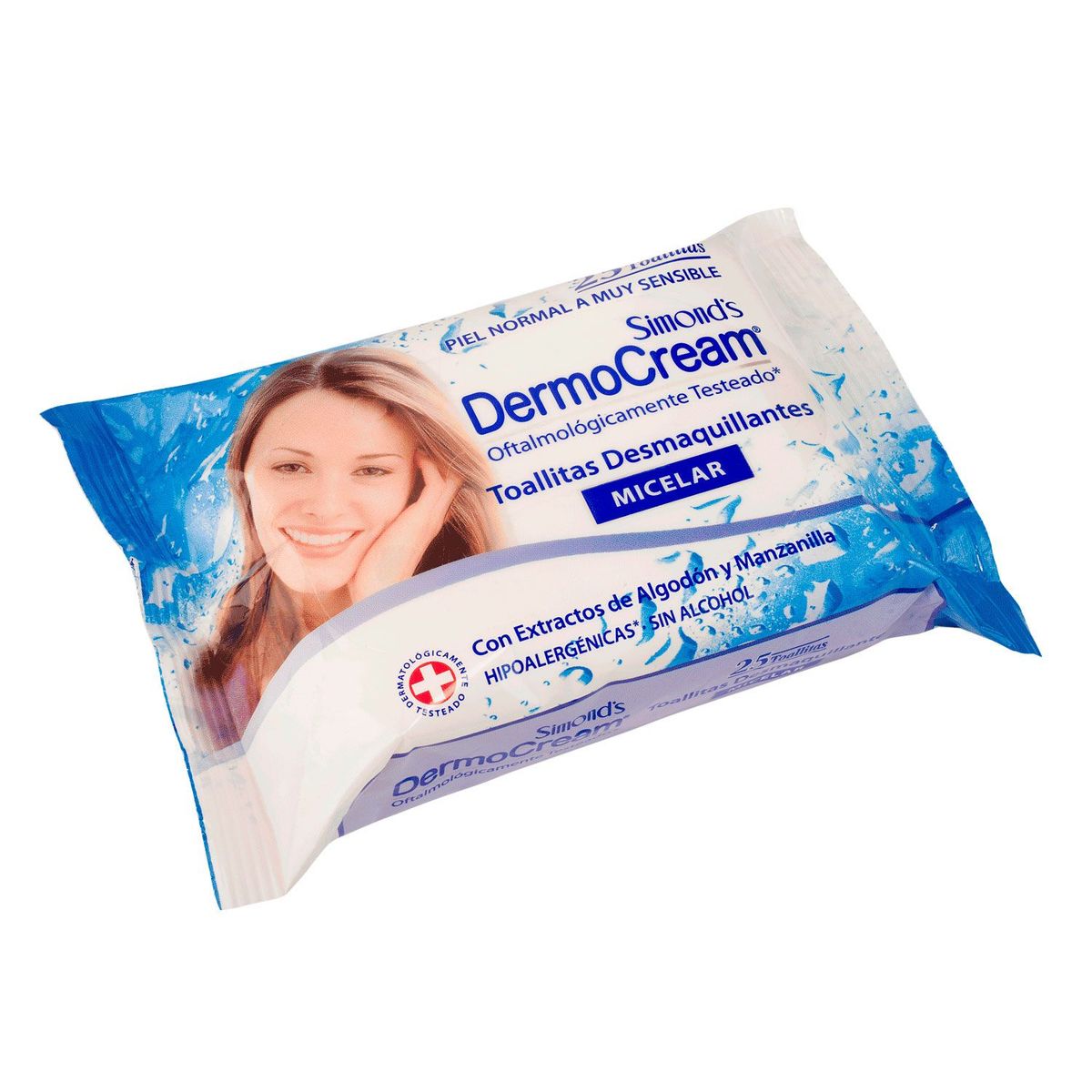 SIMONDS - TOALLA DESMAQU MICELAR DERMO CREAM 25 UN