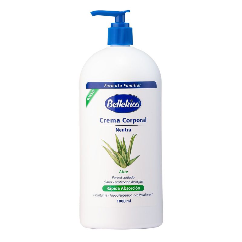 BELLEKISS - Crema Corporal Aloe Vera Bellekiss 1 L