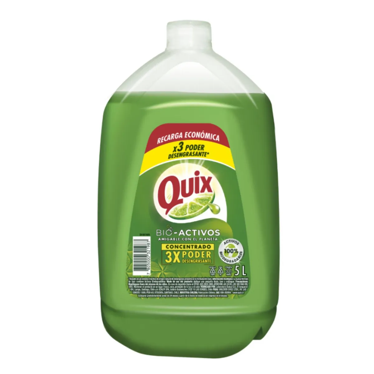 QUIX - Lavalozas Quix Aroma Limón 5 L