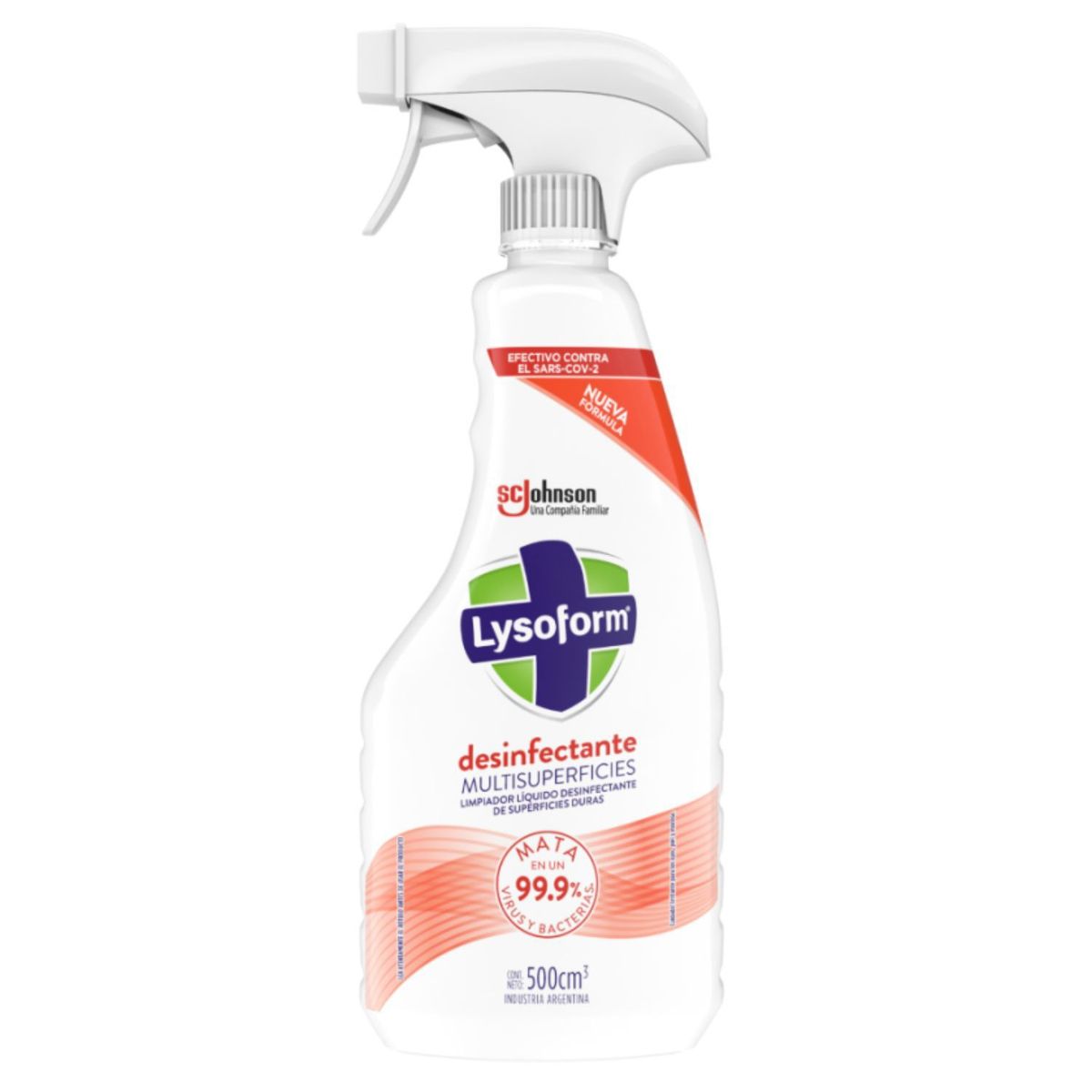 LYSOFORM - Desinfectante Ambiental Gatillo Multisuperficies Lysoform 500 ml