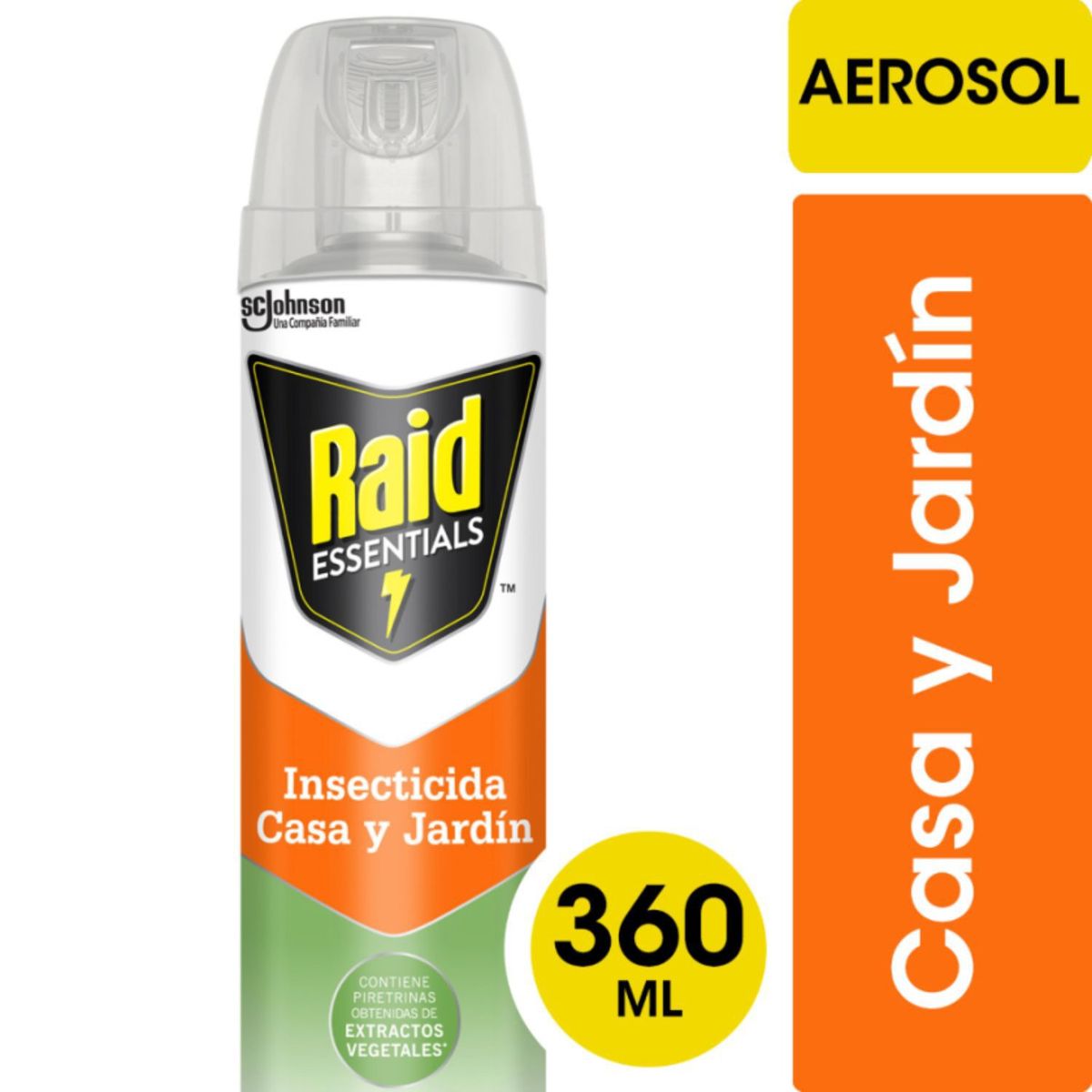 RAID - Insecticida Casa y Jardín Raid Essentials 360 ml