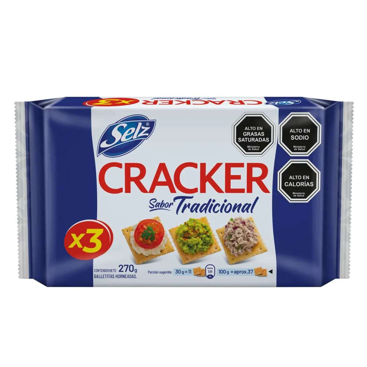 SELZ - Galleta Cracker Selz Tripack 270 g