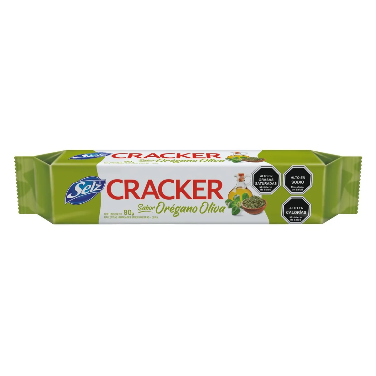 SELZ - Galleta Cracker Sabor Orégano Oliva Selz 90 g
