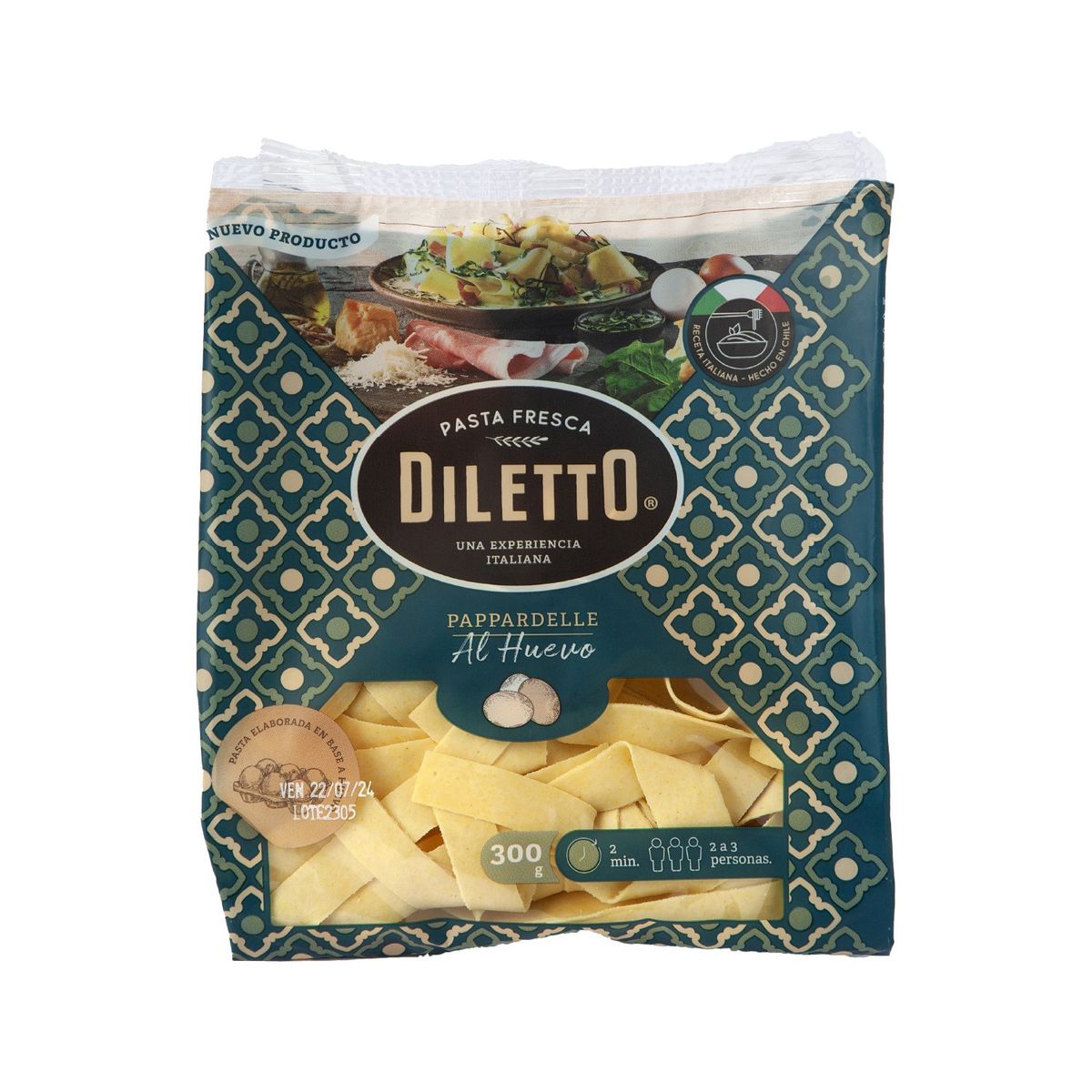 DILETTO - Pasta Pappardelle al Huevo Diletto 300 g