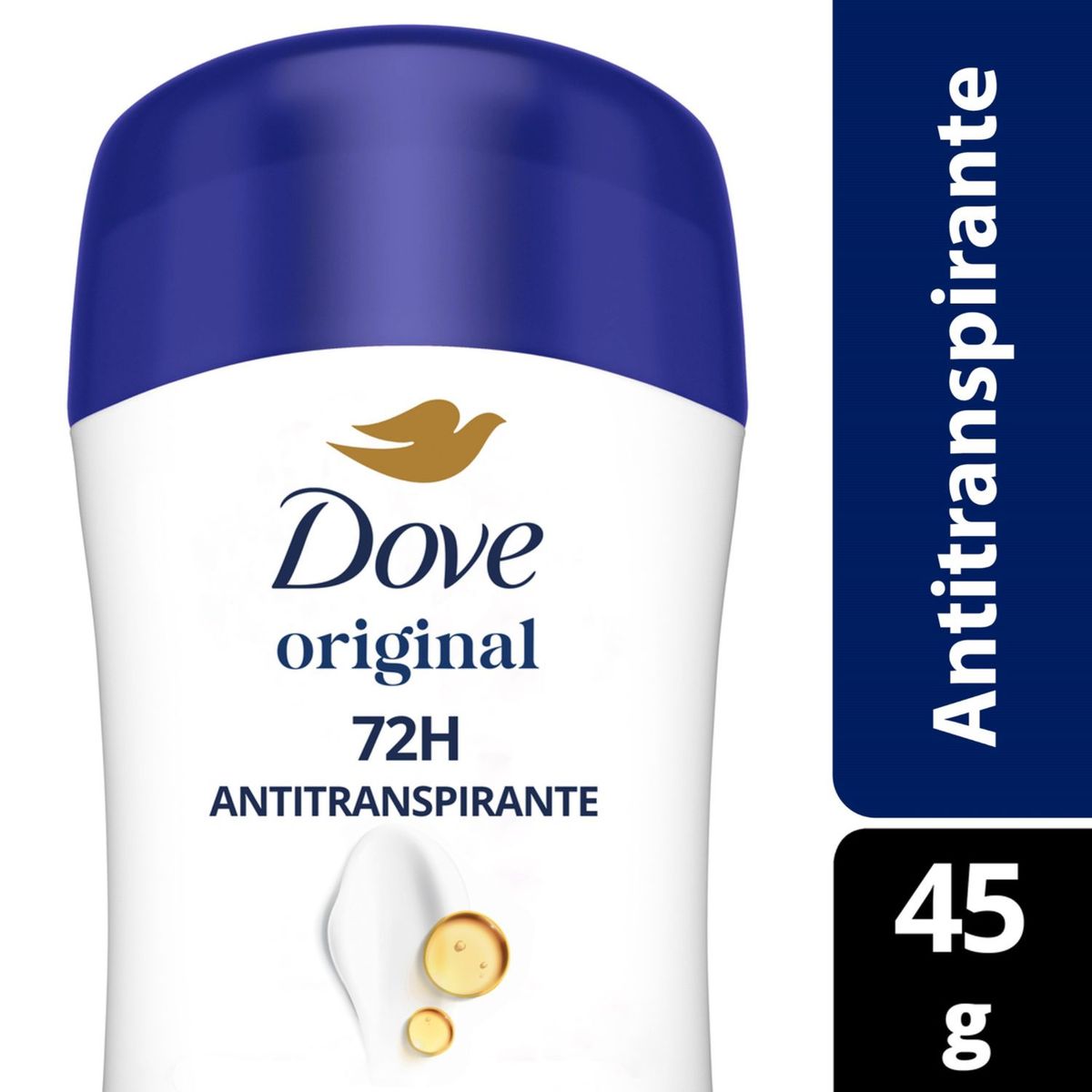 DOVE - Desodorante Antitranspirante en Barra Original Dove 45g