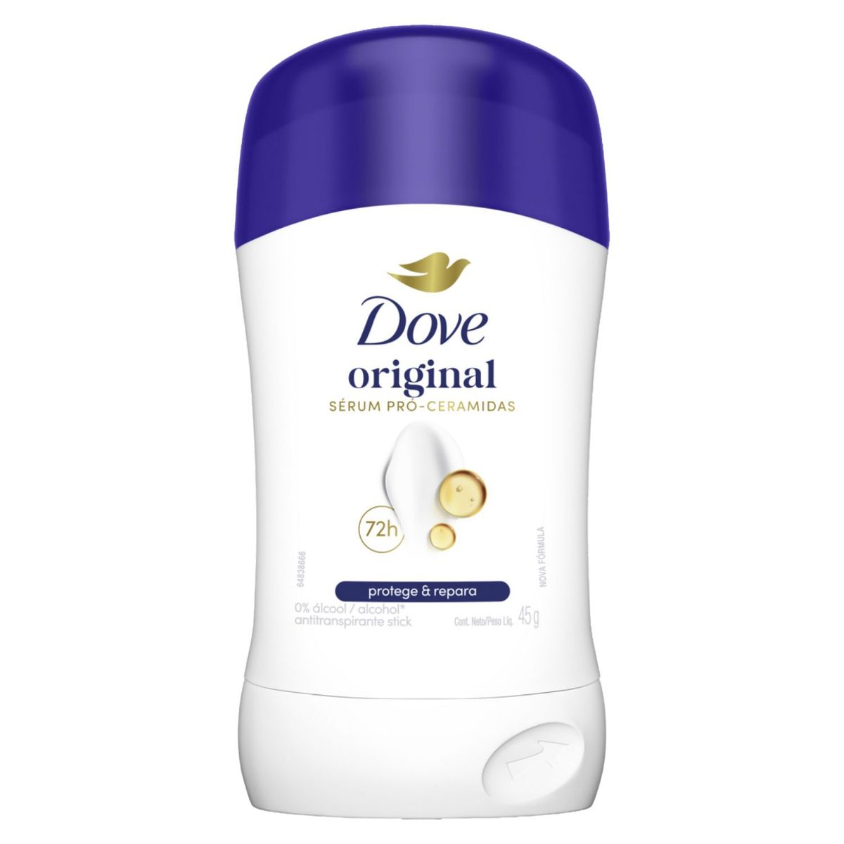 DOVE - Desodorante Antitranspirante en Barra Original Dove 45g