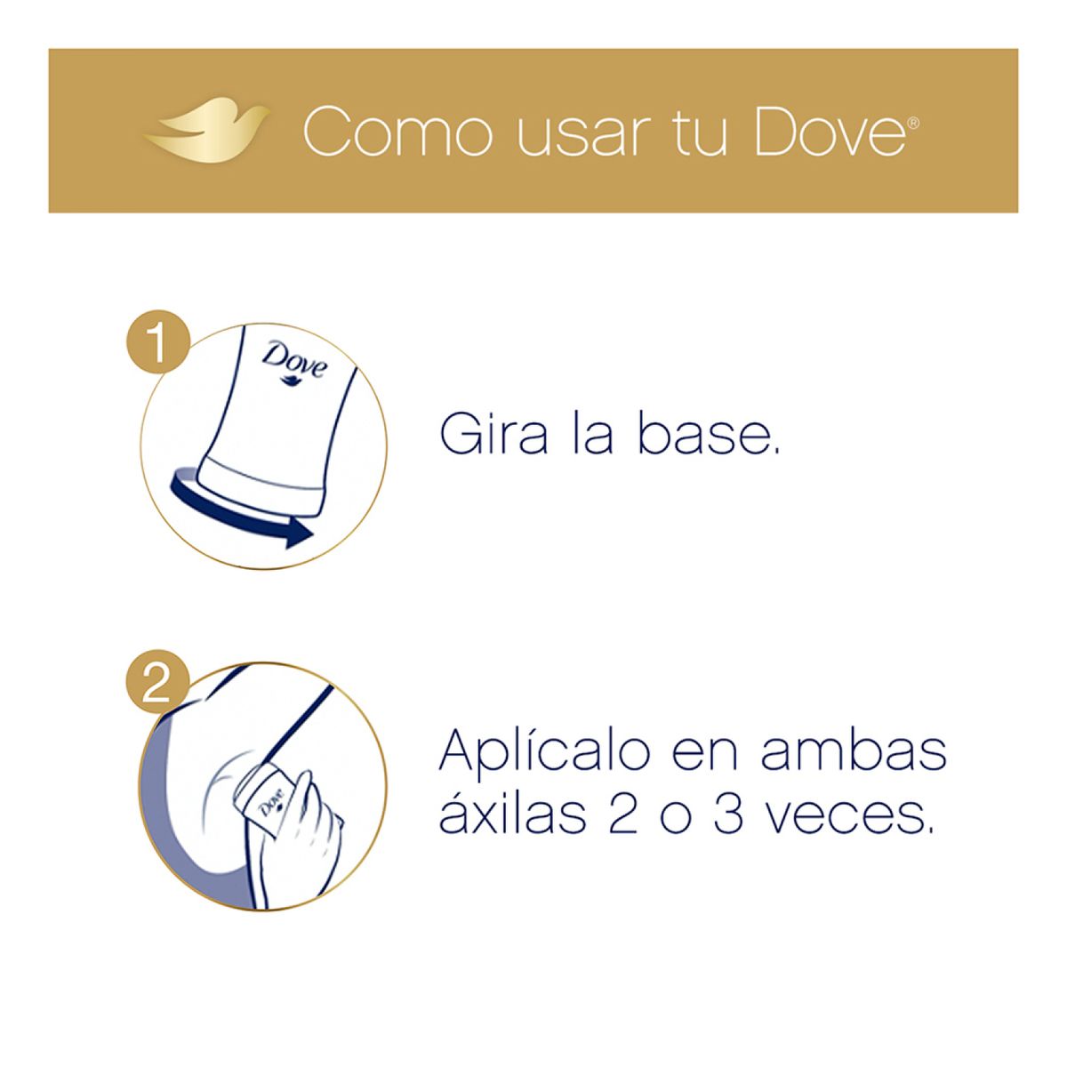 DOVE - Desodorante Antitranspirante en Barra Invisible Dry Dove 45g