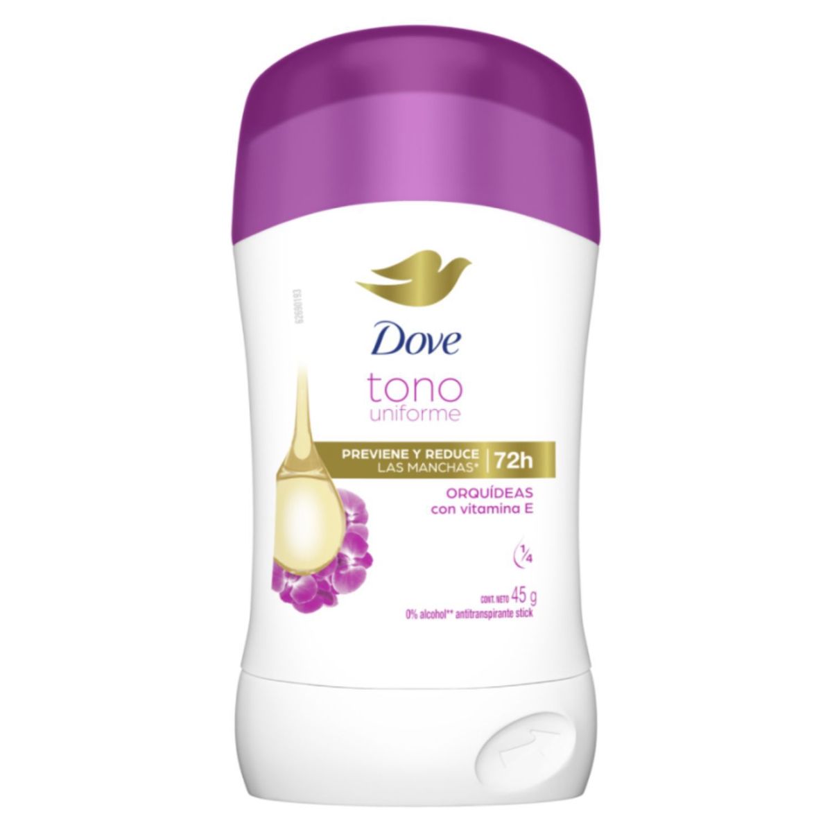 DOVE - Desodorante Antitranspirante en Barra Orquídea Dove 45g