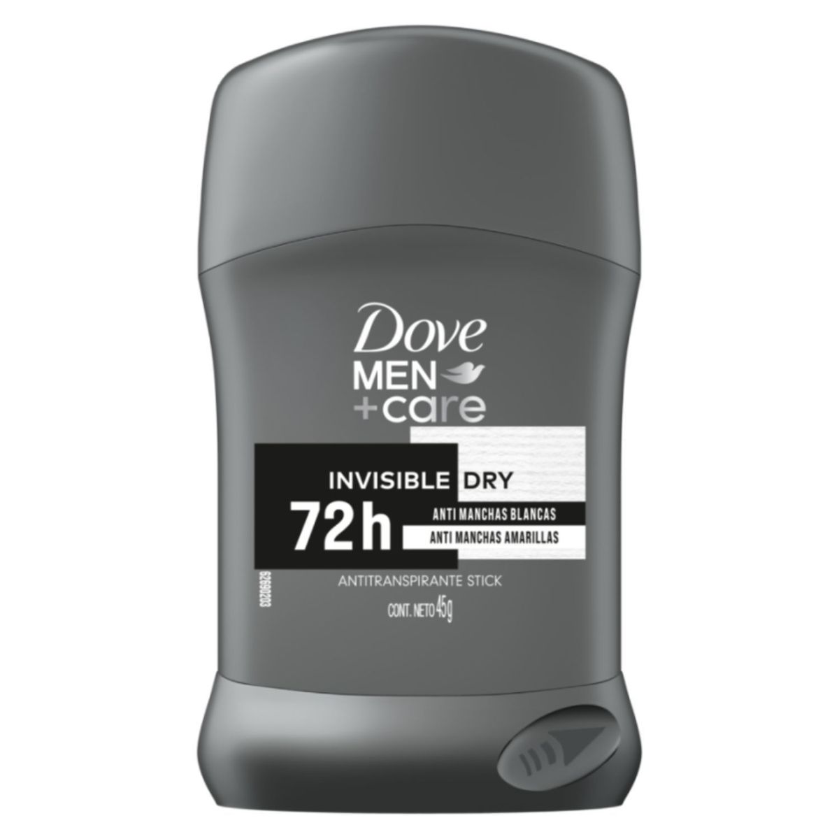 DOVE - Desodorante Antitranspirante en Barra Hombre Invisible Dry Dove  45g