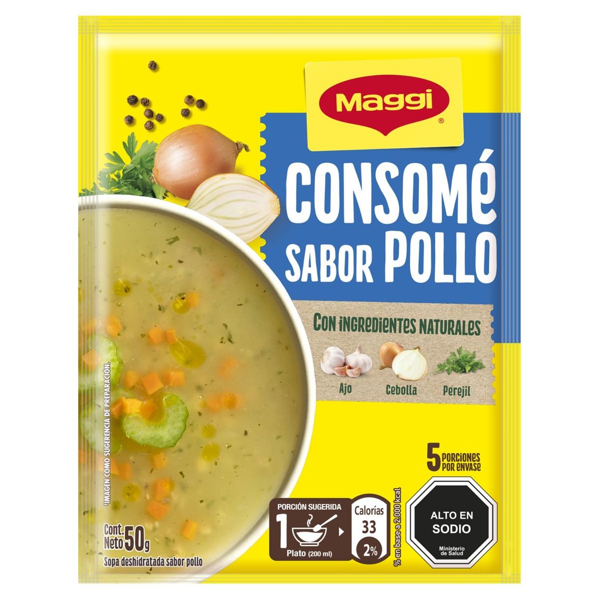 MAGGI - Consomé Sabor Pollo Maggi 50 g