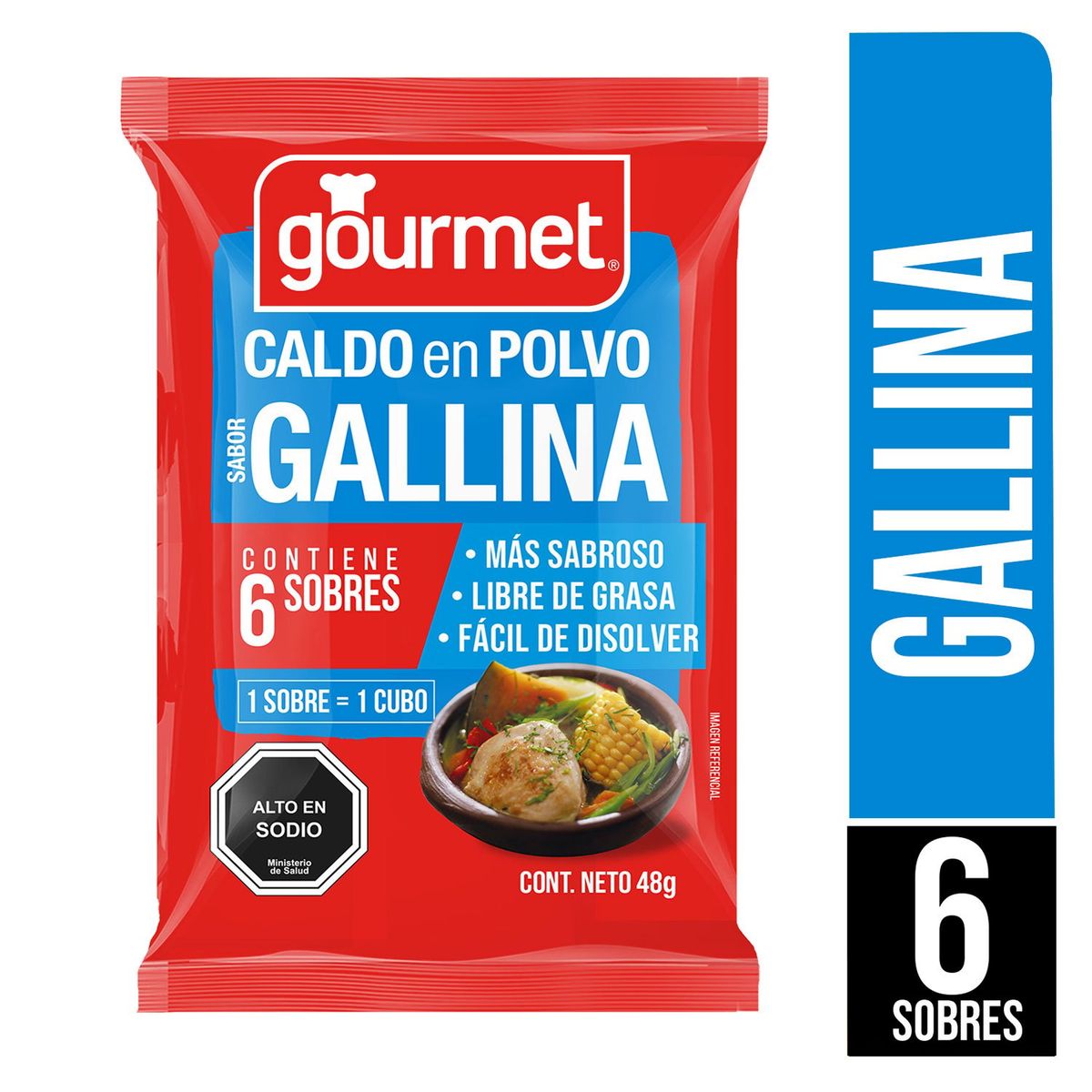 GOURMET - Caldo Sabor Gallina Gourmet 48 g