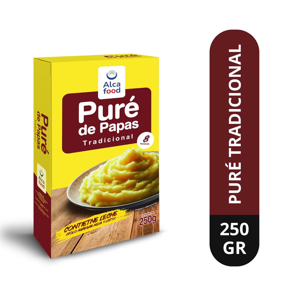 ALCAFOOD - Puré de Papa Tradicional Alcafood 250 g
