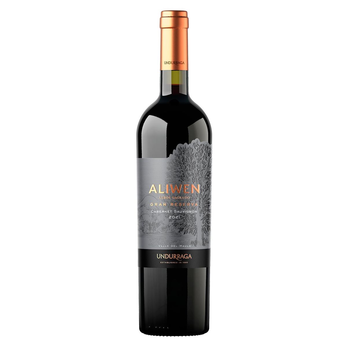 UNDURRAGA - Vino Tinto Cabernet Sauvignon Aliwen Gran Reserva Undurraga 13° 750 cc