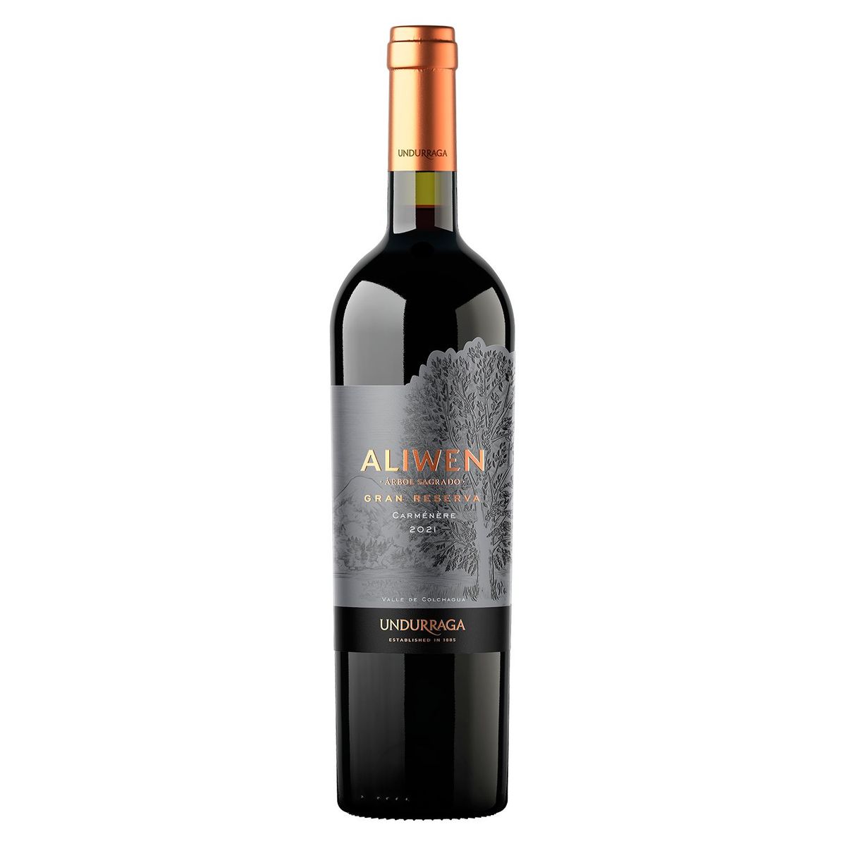 UNDURRAGA - Vino Tinto Carmenere Aliwen Gran Reserva Undurraga 13° 750 cc