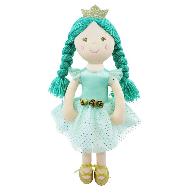 CREATION - MUNECA DE TRAPO PRINCESA TURQUESA 50CM