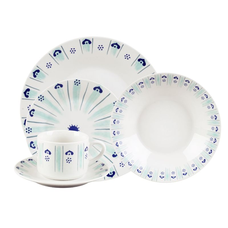 CASA JOVEN - Porcelana 20Pz Flores