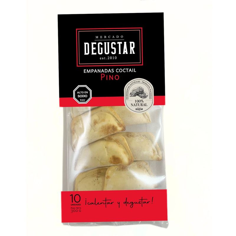 DEGUSTAR - Empanadas Cocktail de Pino Degustar 10 Un