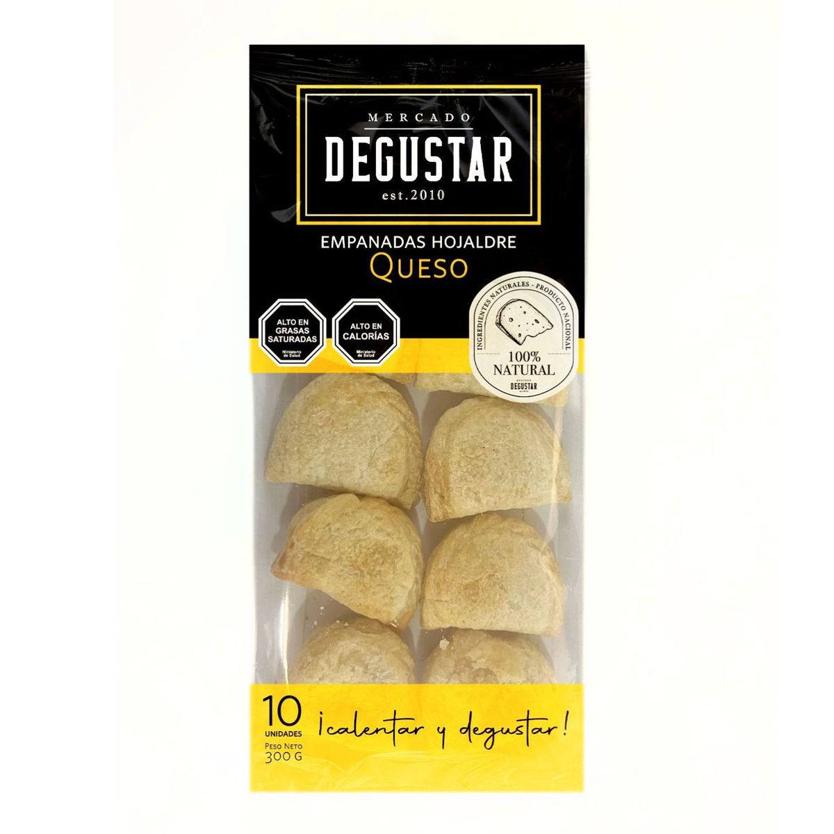 DEGUSTAR - Empanadas Cocktail Hojaldre de Queso Degustar 10 Un