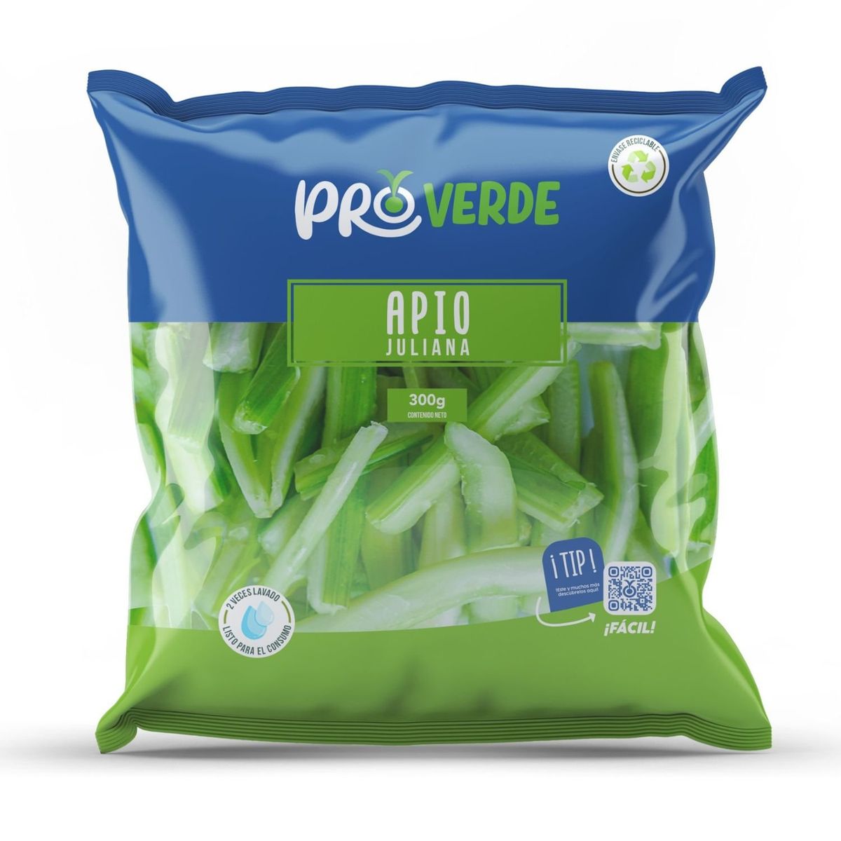 PROVERDE - Ensalada Apio Juliana en Bolsa 300 g