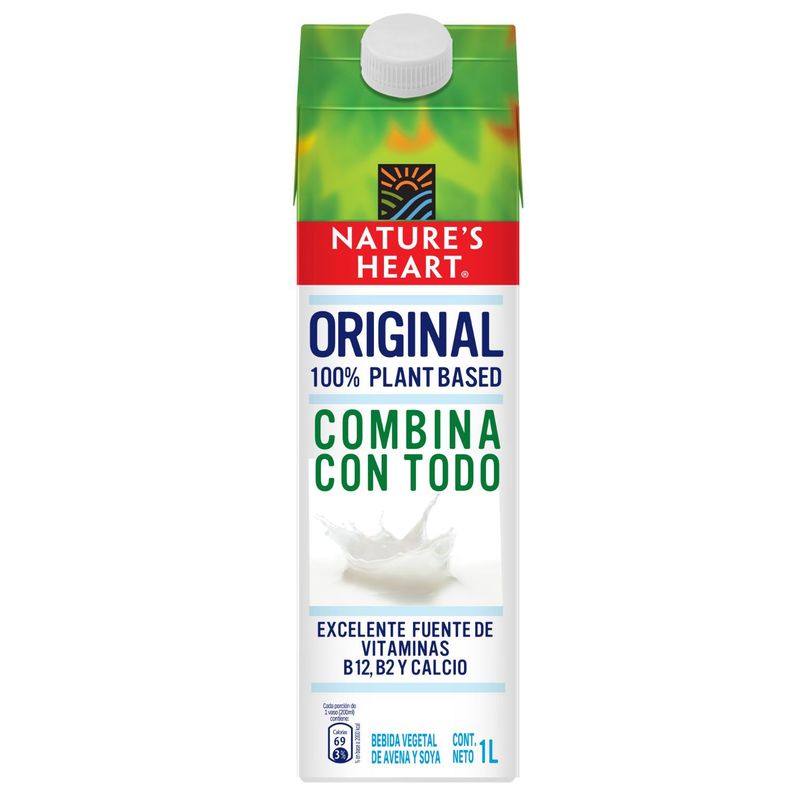 NATURE'S HEART - Bebida Vegetal Original Nature's Heart 1 L