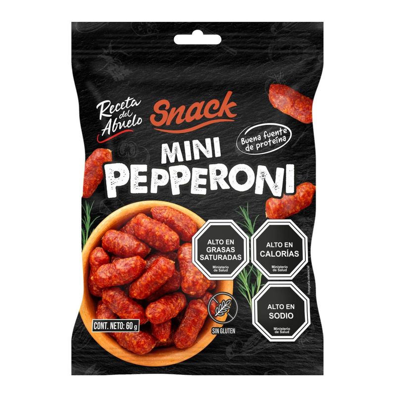 RECETA DEL ABUELO - Mini Pepperoni Snack Receta del Abuelo 60 g