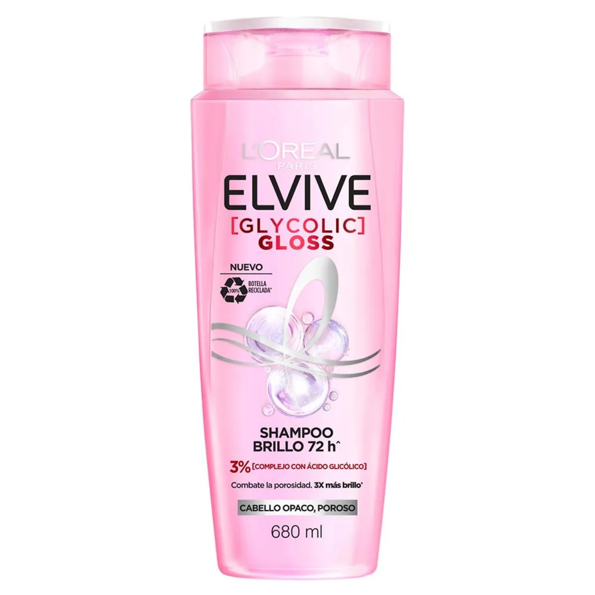 ELVIVE - Shampoo Glycolic Gloss Brillo 72h Elvive 680 ml