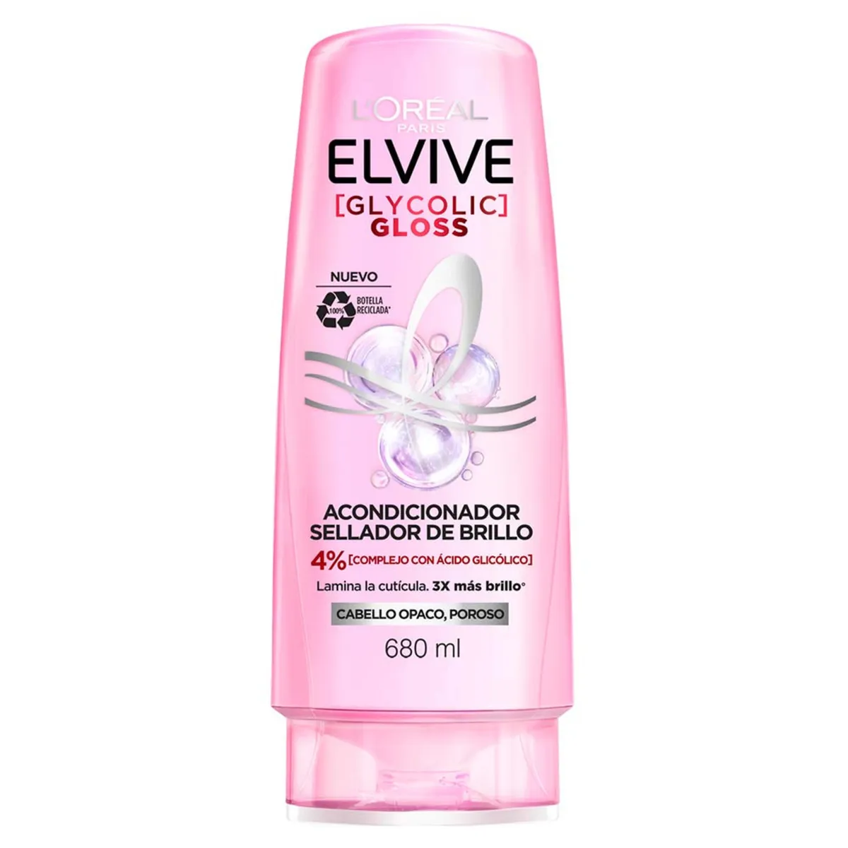 ELVIVE - Acondicionador Sellador de Brillo Glycolic Gloss Elvive 680 ml