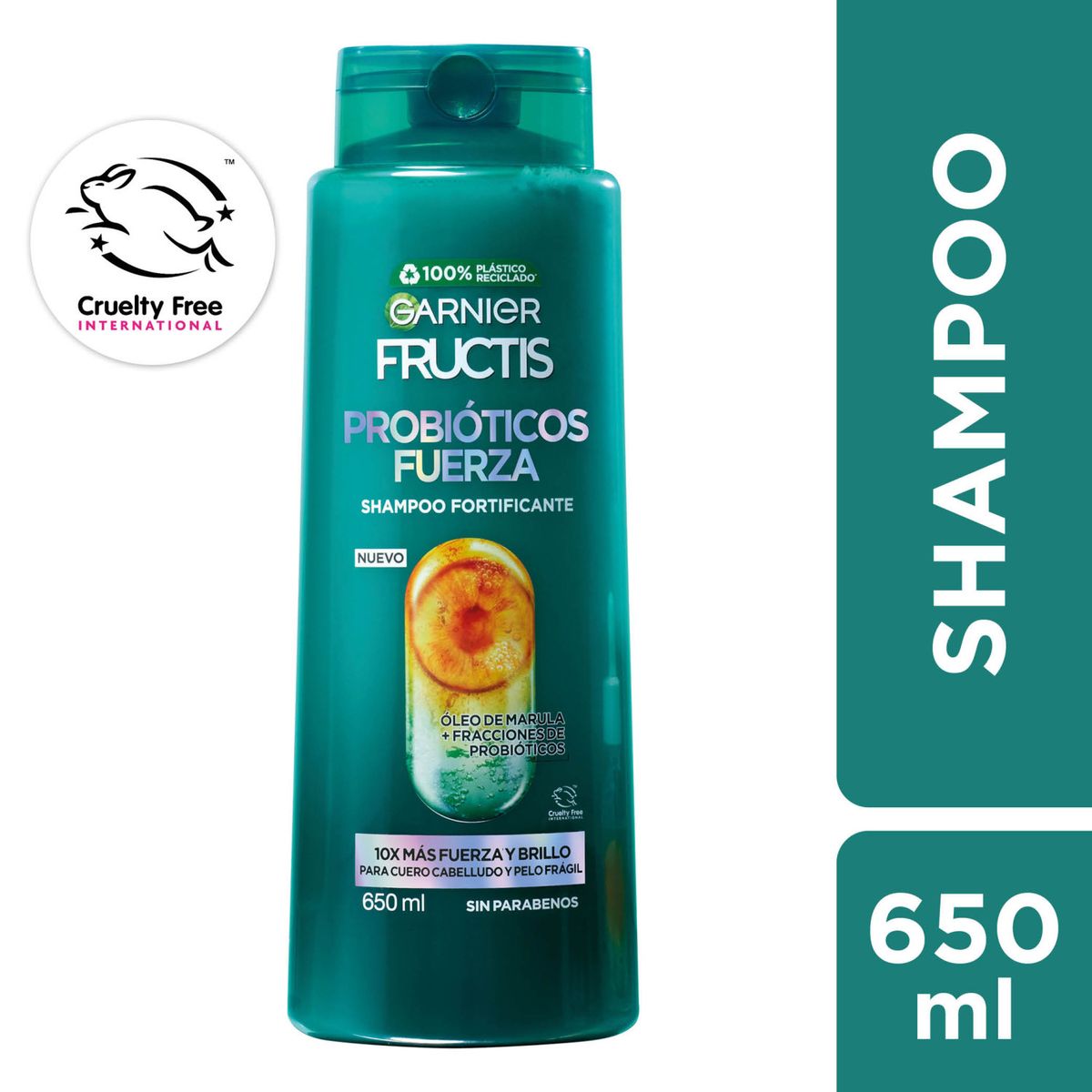 FRUCTIS - Shampoo Fortificante Probióticos Fructis 650 ml
