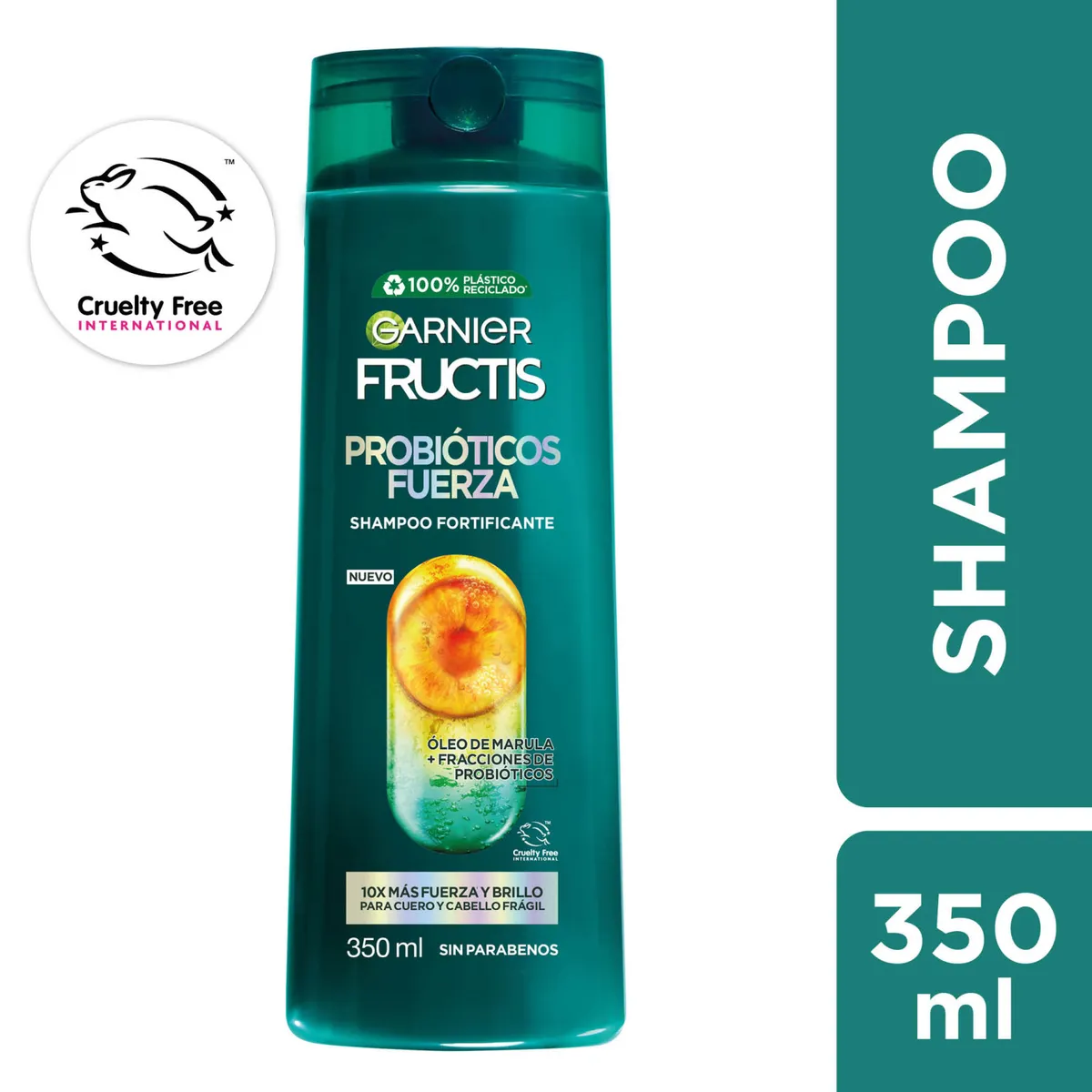FRUCTIS - Shampoo Fortificante Probióticos Fructis 350 ml